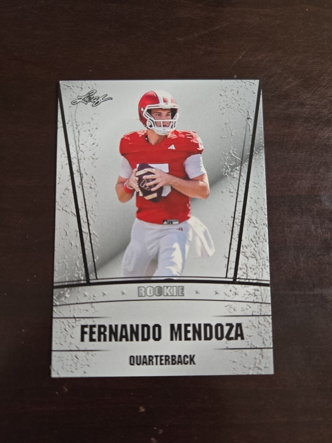 2025 LEAF “SILVER” ROOKIE FERNANDO MENDOZA #RS-07 INDIANA