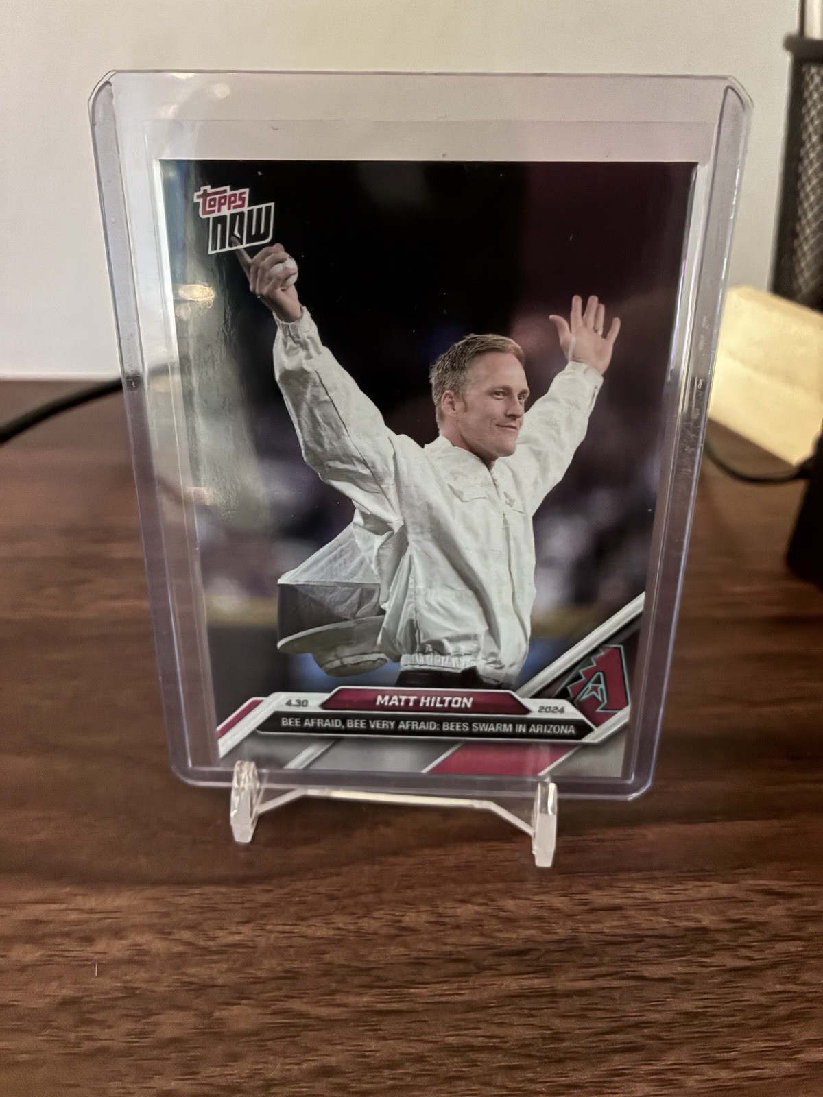 2024 Topps Now MATT HILTON #145 Bee Afraid Bees Swarm Arizona IN HAND