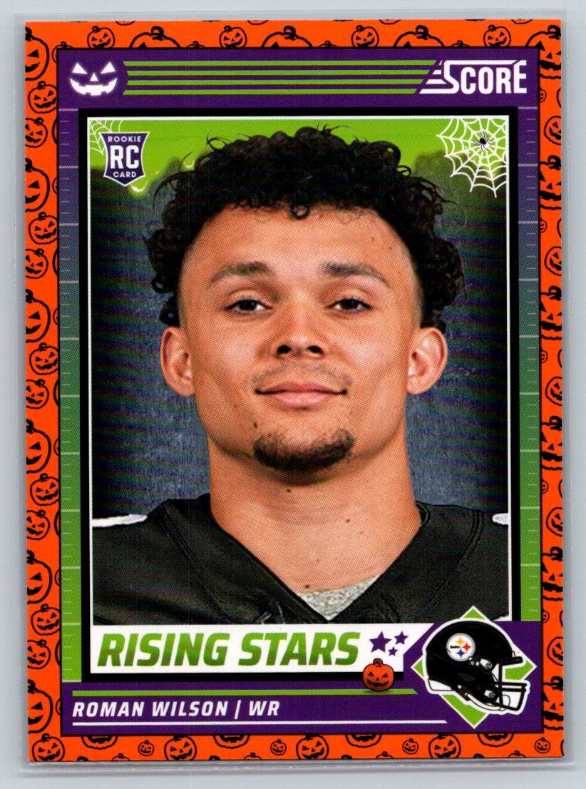 2024 Score-A-Treat #43 Roman Wilson Rising Stars Orange Pumpkin