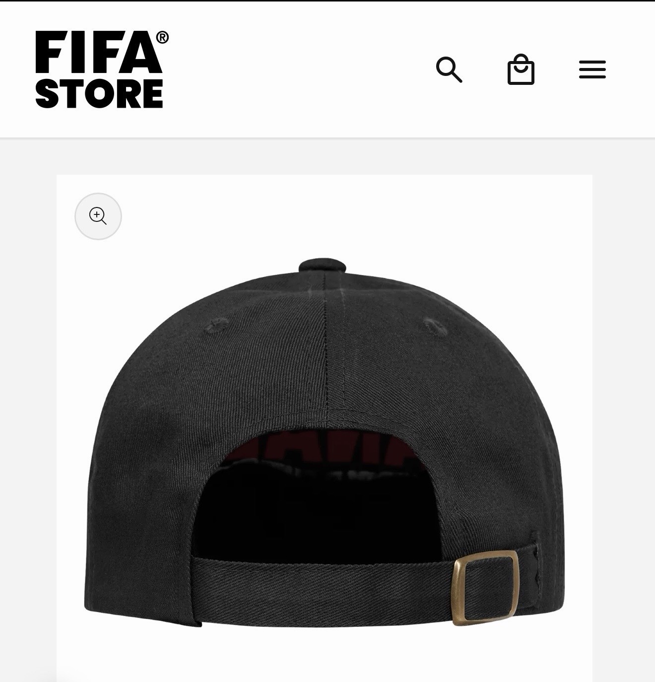 Outerstuff Canada FIFA World Cup 2026 Men’s Cap Black Red White Official