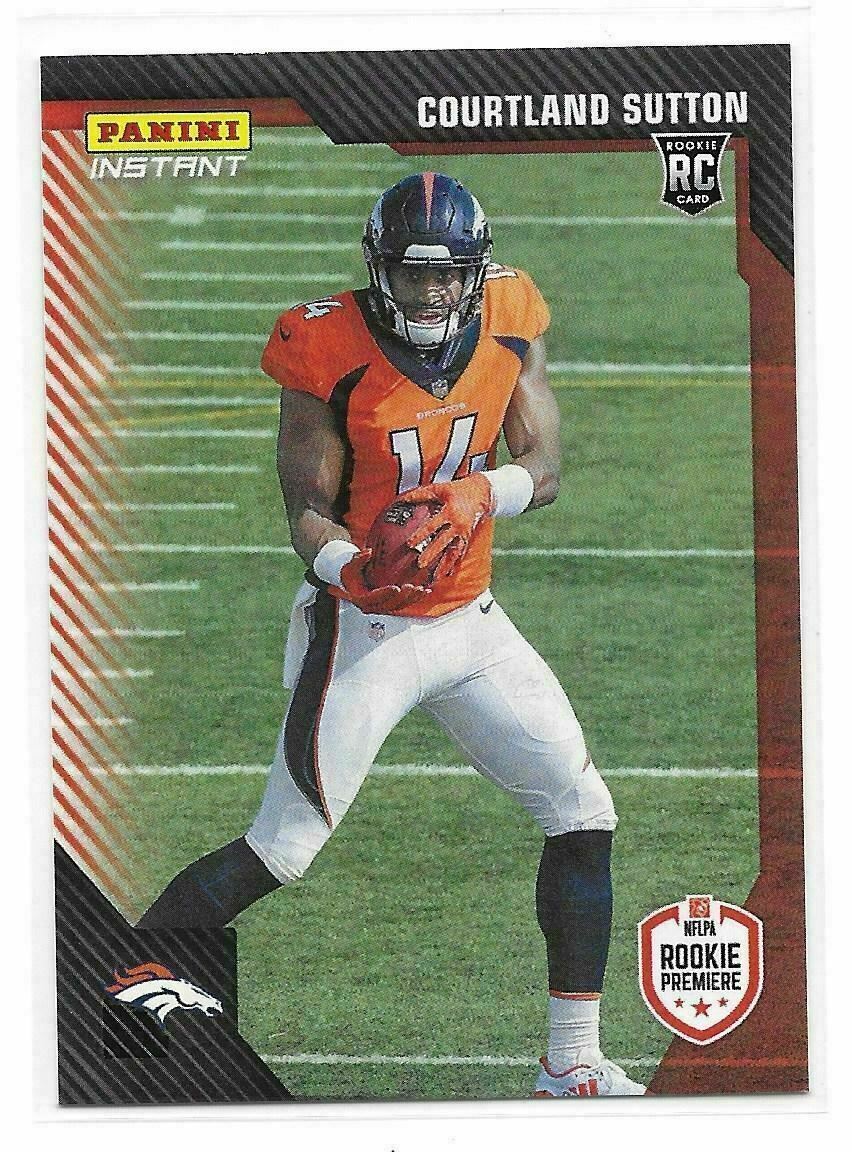 2018 Panini Instant Courtland Sutton RPS First Look Rookie Card /210