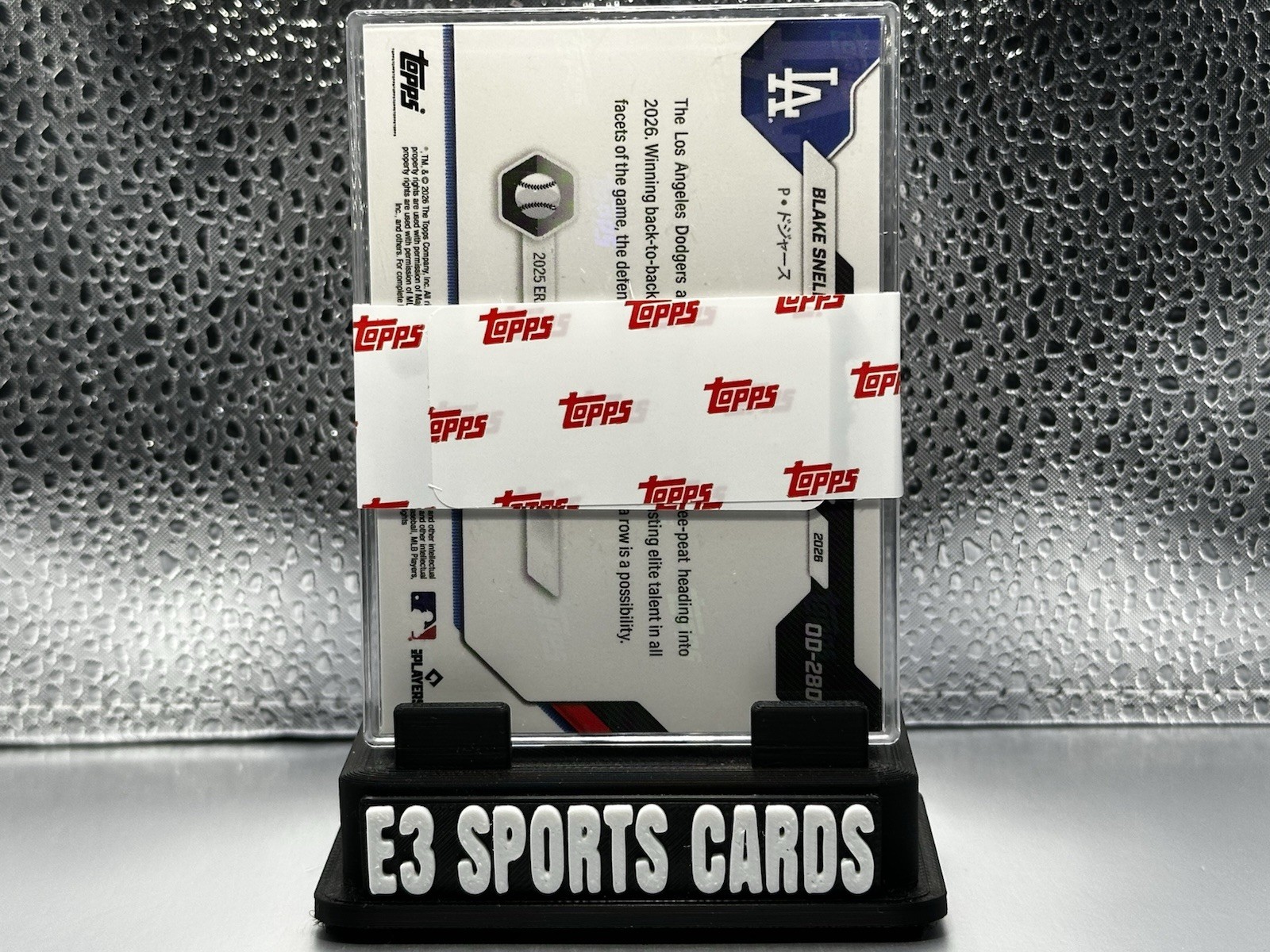 2026 MLB Topps Now💥Road To Opening Day Los Angeles Dodgers JAPAN EDITION SEALED