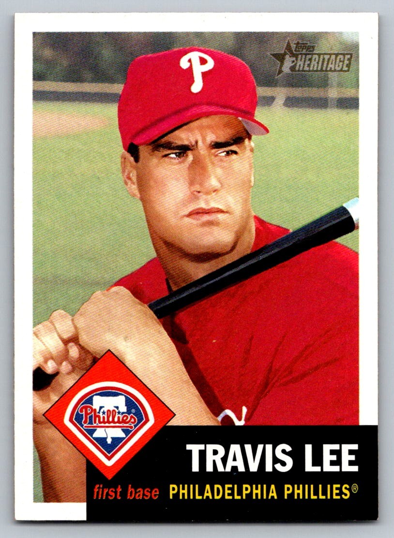 2002 Topps Heritage Shortprint Travis Lee 395