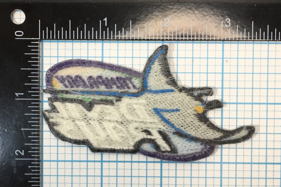 1998-2000 TAMPA BAY DEVIL RAYS MLB BASEBALL VINTAGE 3.5″ TEAM PATCH VERSION 2
