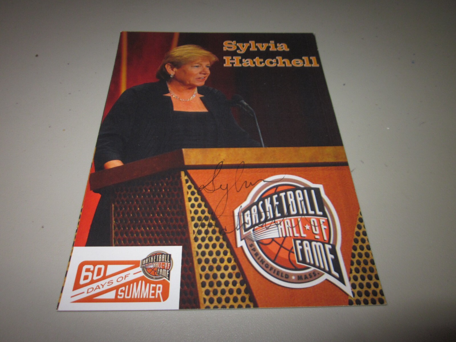 SYLVIA HATCHELL SIGNED AUTOGRAPHED 5X7 HOF 60 DAYS OF SUMMER PHOTO