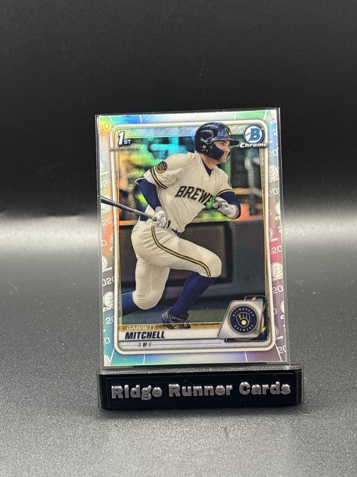 2020 Bowman Chrome GARRETT MITCHELL 1st Refractor #BD-118 BREWERS