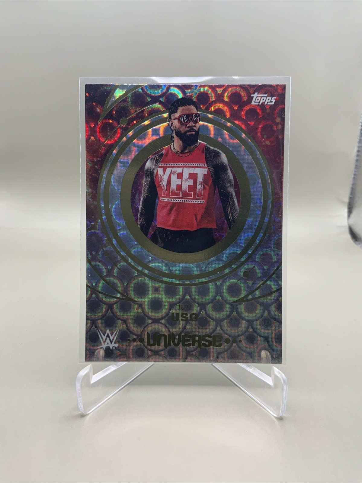 2025 Topps Universe WWE – Rings Parallel – #49 Jey Uso – RAW