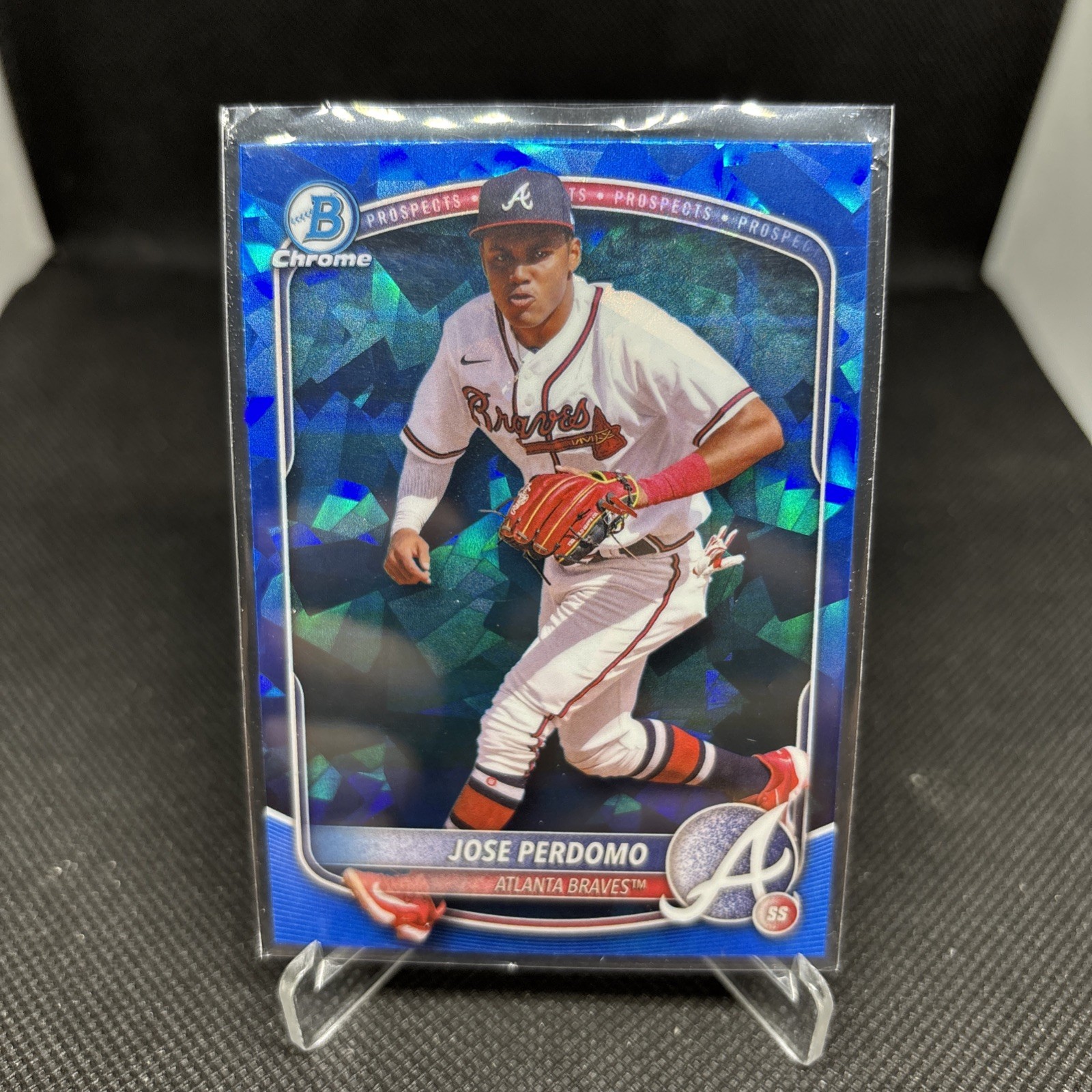 JOSE PERDOMO 2025 BOWMAN CHROME SAPPHIRE BASEBALL BRAVES BCP-106
