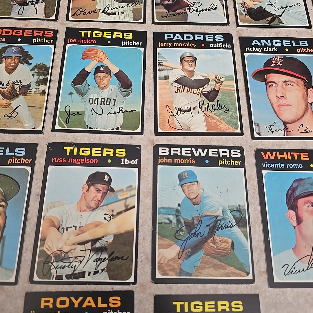 1971 Topps Baseball Your Choice 376-752