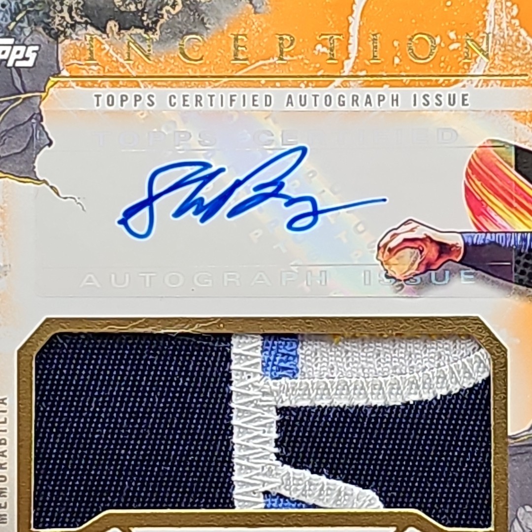 2023 Topps Inception – Autograph Patch Shane Baz Orange /10 TB Rays