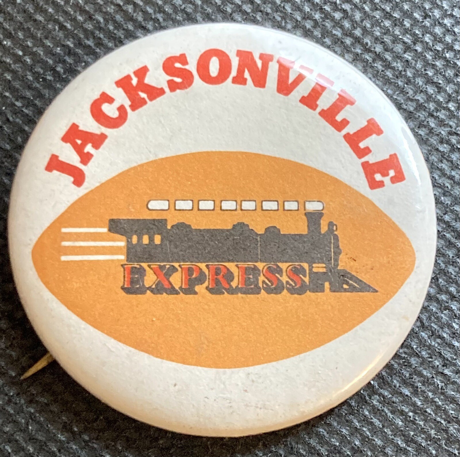 WFL Jacksonville Express 1975 Pin Back