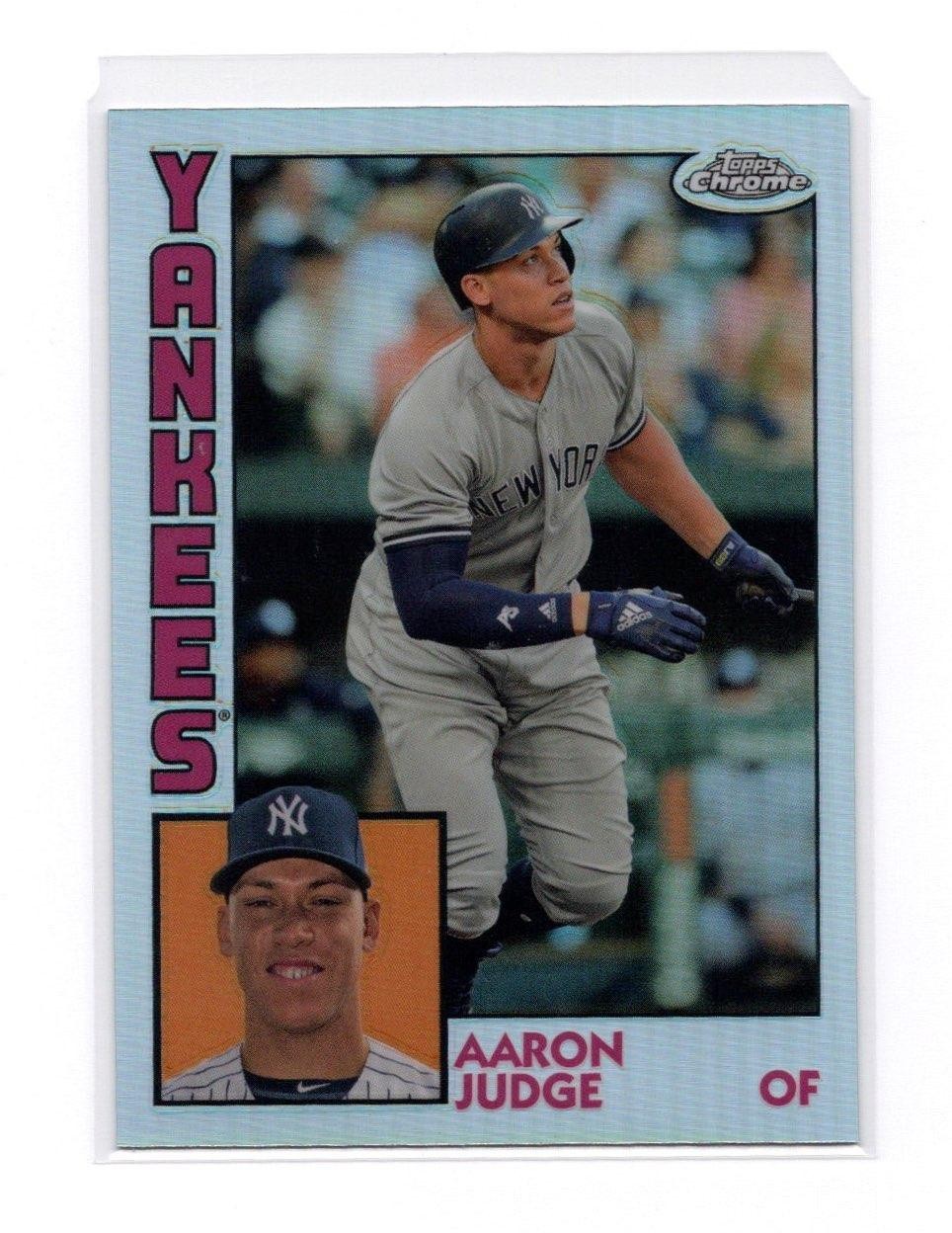 2019 Topps Chrome #84TC-1 Aaron Judge 1984 Topps Baseball 35th Anniversary