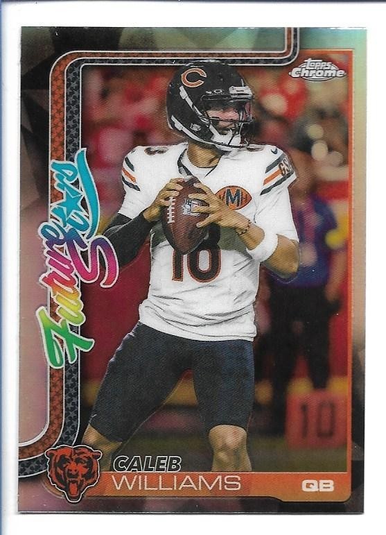 Caleb Williams 2025 Topps Chrome Future Stars Refractor #FS-1 Chicago Bears