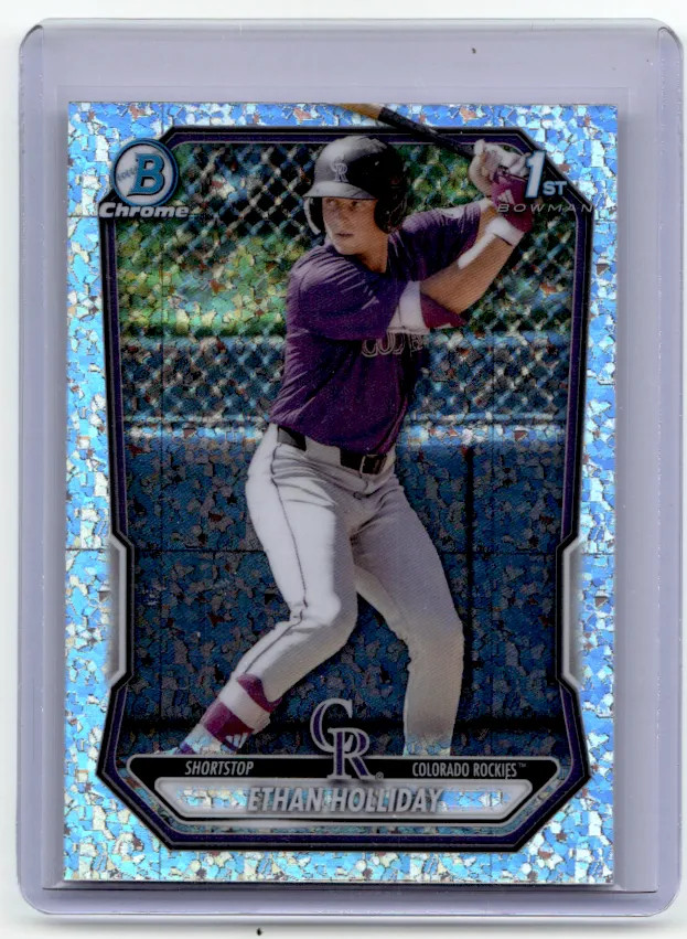 2026 Bowman Chrome Speckle Refractor Par #BCP-1