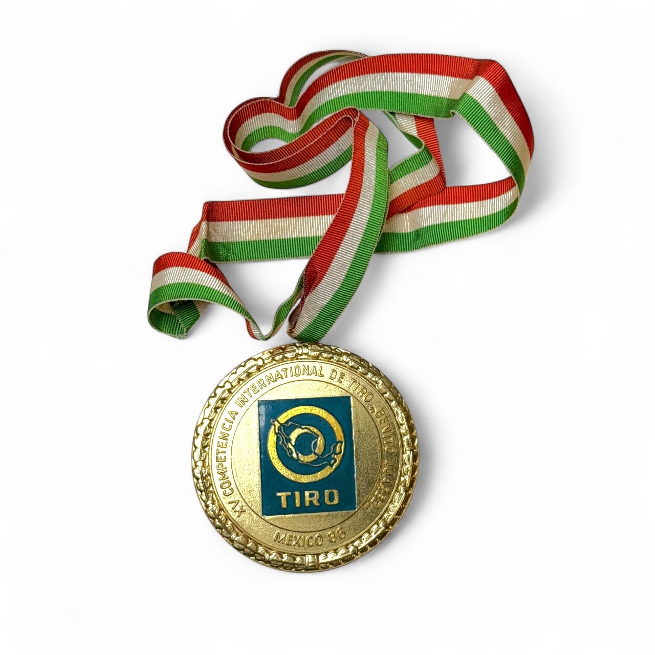Guillermo Torres Gold Medal – 1986 Benito Juárez Shooting Competition Mexico