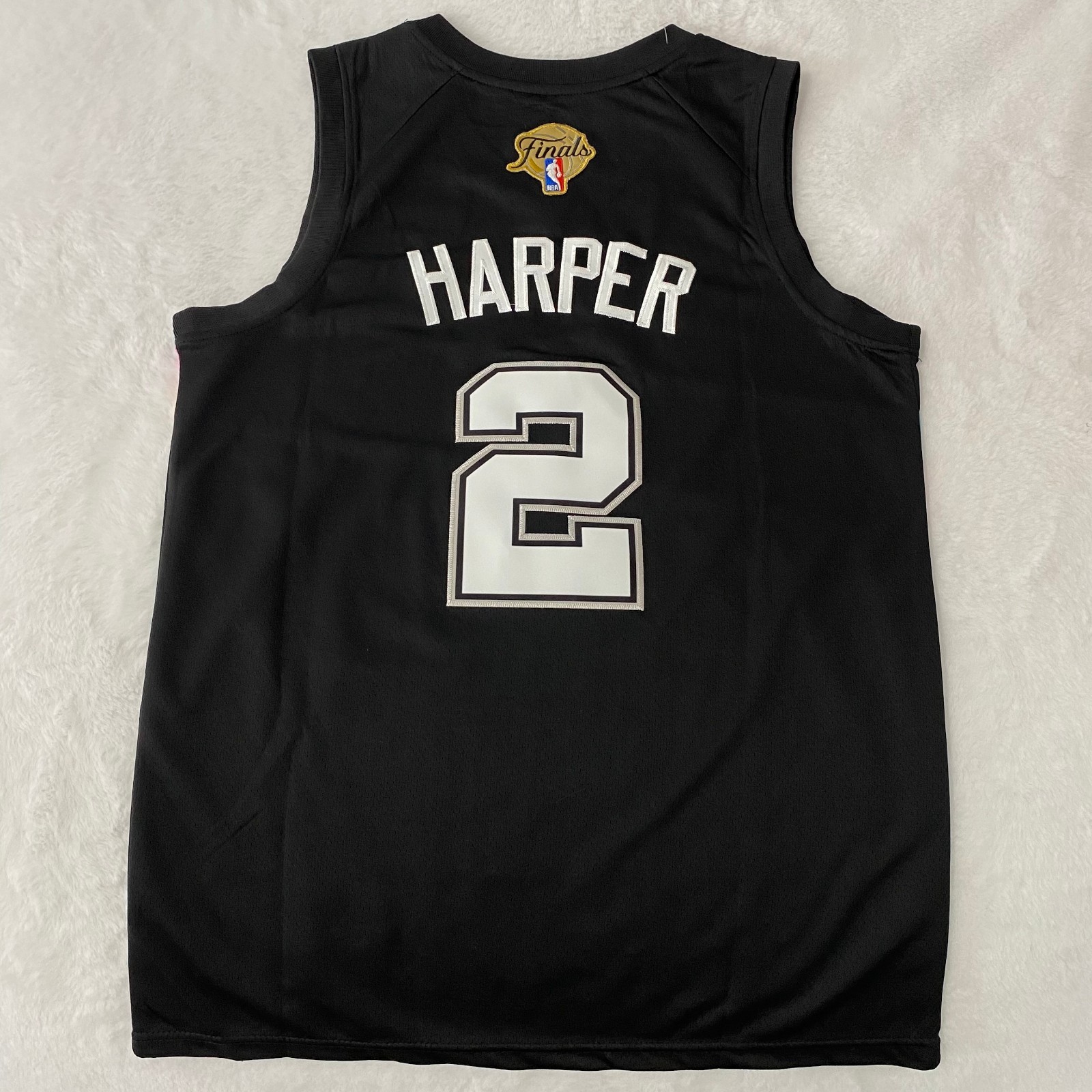 Dylan Harper #2 Black Jersey. Custom. Sewn version. Men’s Sizes S–2XL