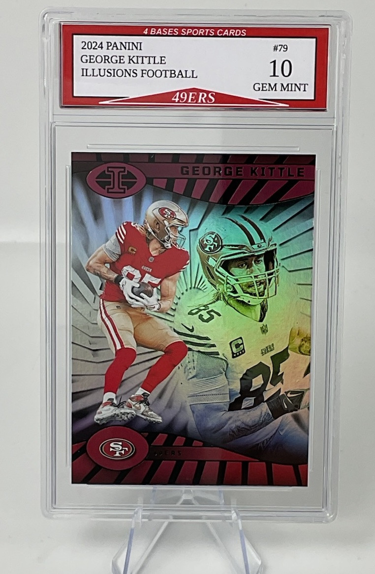 2024 Panini Illusions Brock Purdy, McCaffrey & Kittle 49ers 3 Card Team Set!