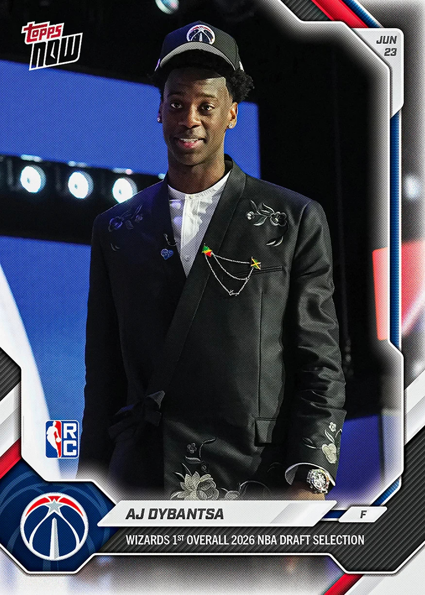 24-Card Bundle Draft Selection RC Dybantsa 2025-26 NBA Topps NOW Presale