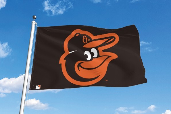 BALTIMORE ORIOLES 3’X5′ FLAG/BANNER *100% FULL COLOR ON BOTH SIDES OF THE FLAG*