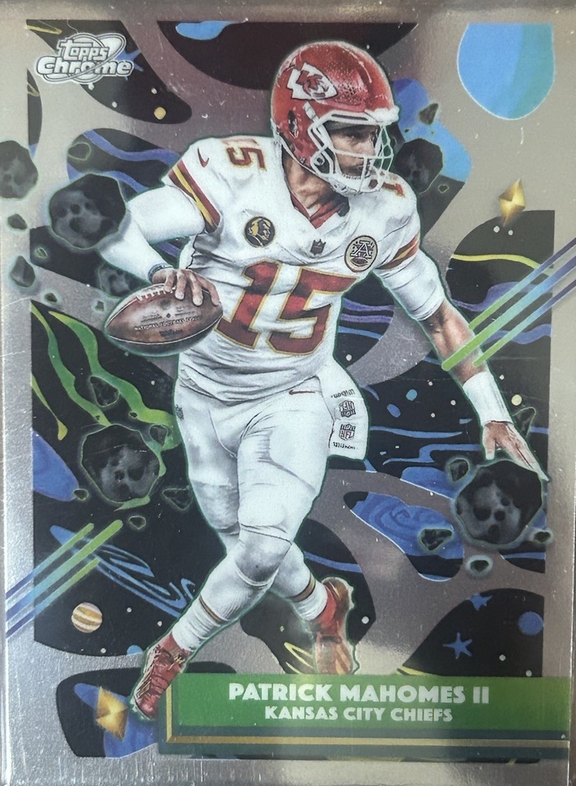 2025 Topps Cosmic Chrome Football Patrick Mahomes Base Chiefs #47