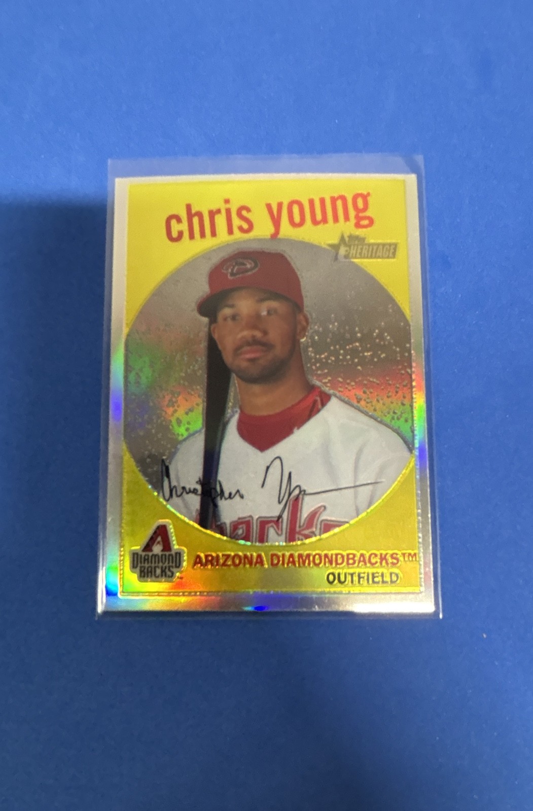 2008 Topps Heritage – Chrome Chris Young #C51 Refractor /559