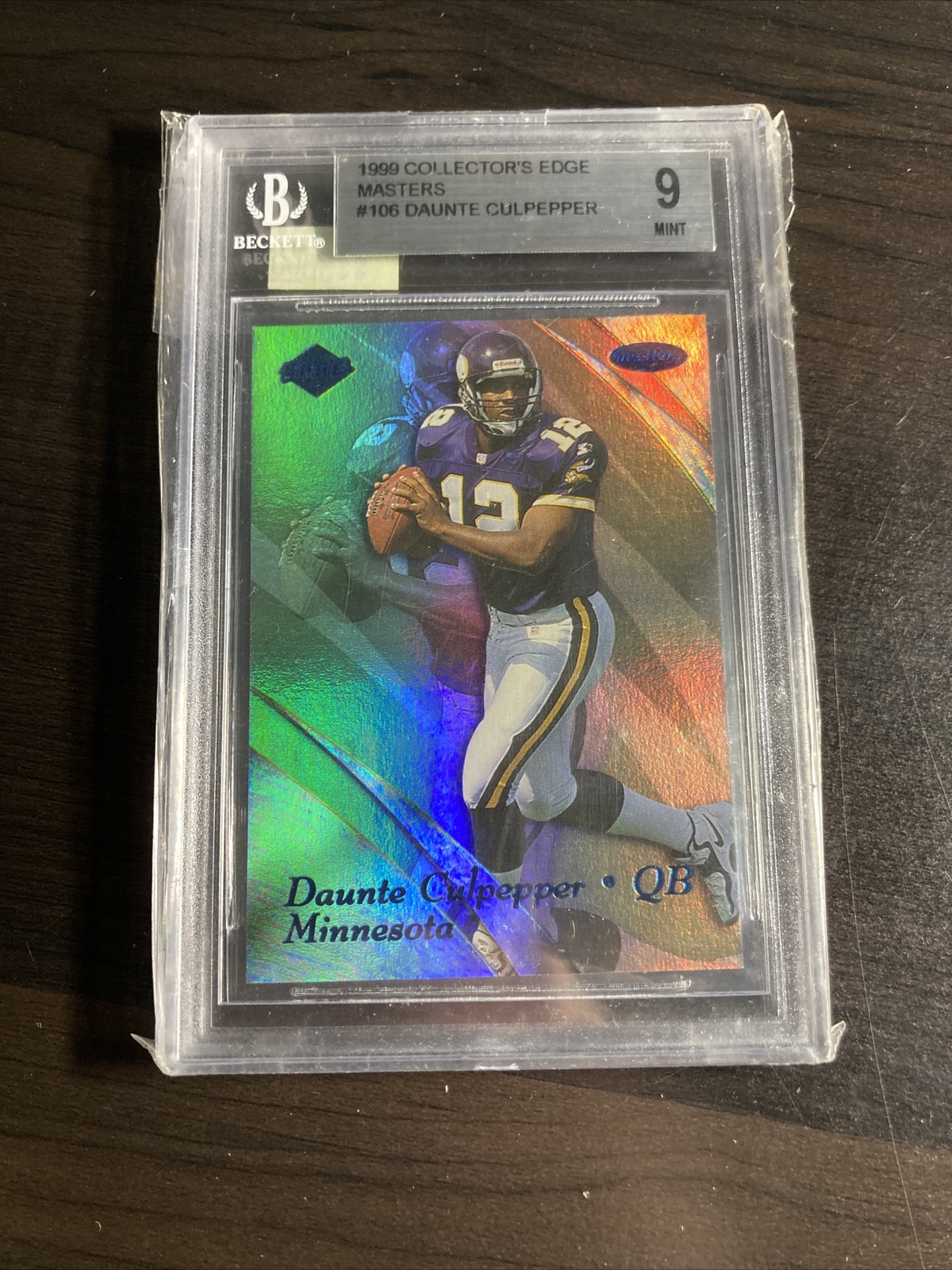 Daunte Culpepper Collectors Edge Masters QB VIKINGS BECKETT 9 Mint T1-279