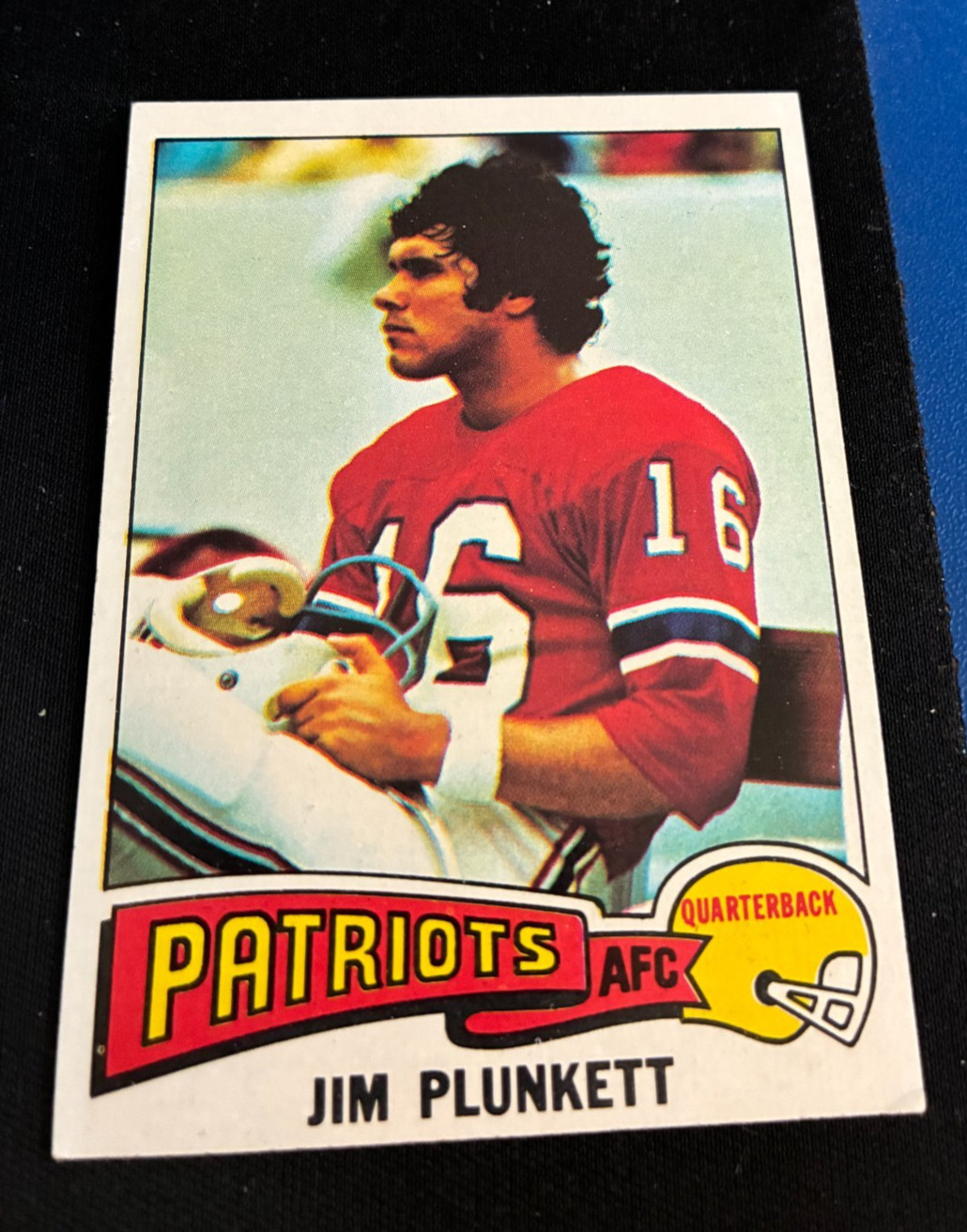 1975 Topps #321 Jim Plunkett – Patriots QB (A)