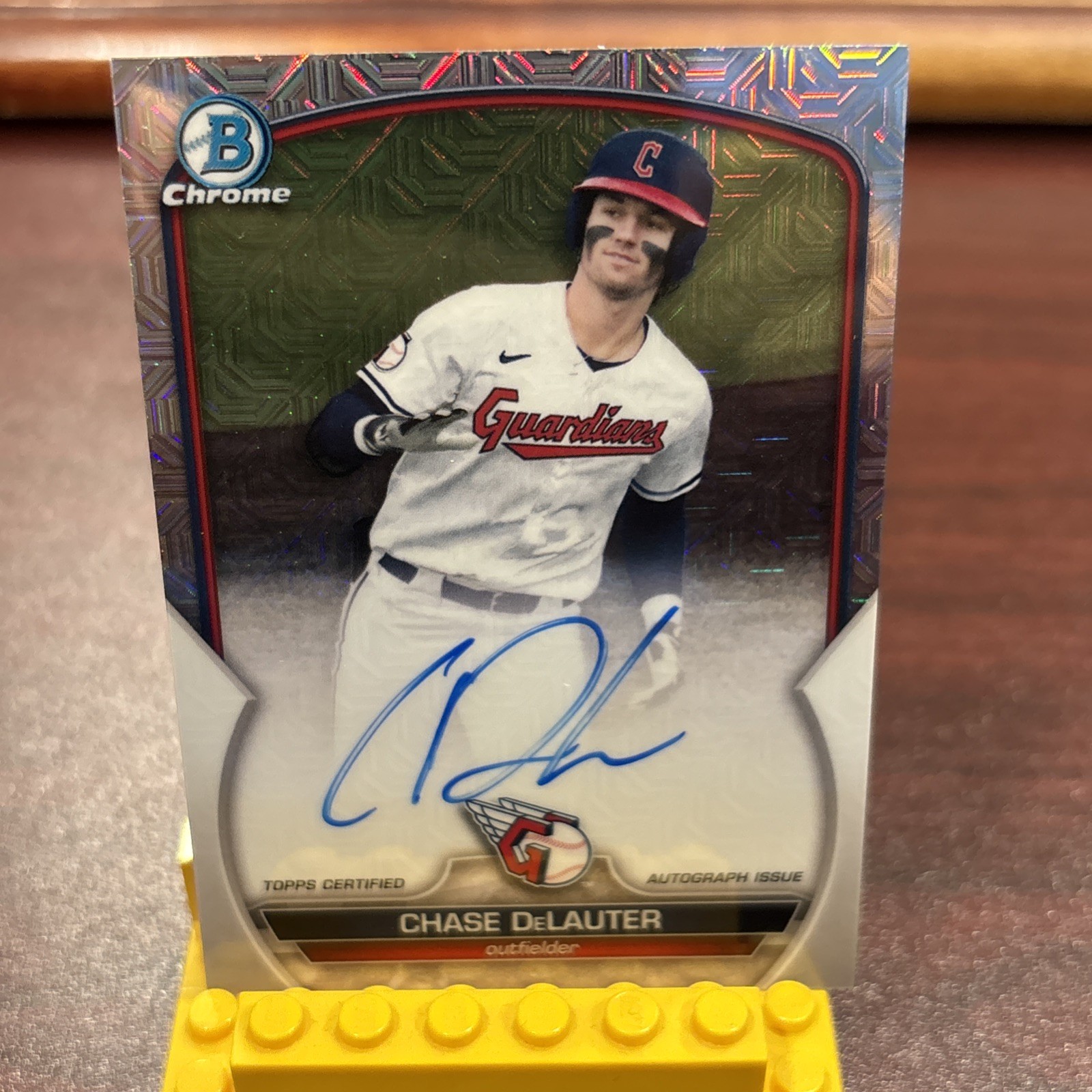 2023 Bowman – Chrome Prospect Mega Box Autographs Chase Delauter #BMA-CD (AU,…