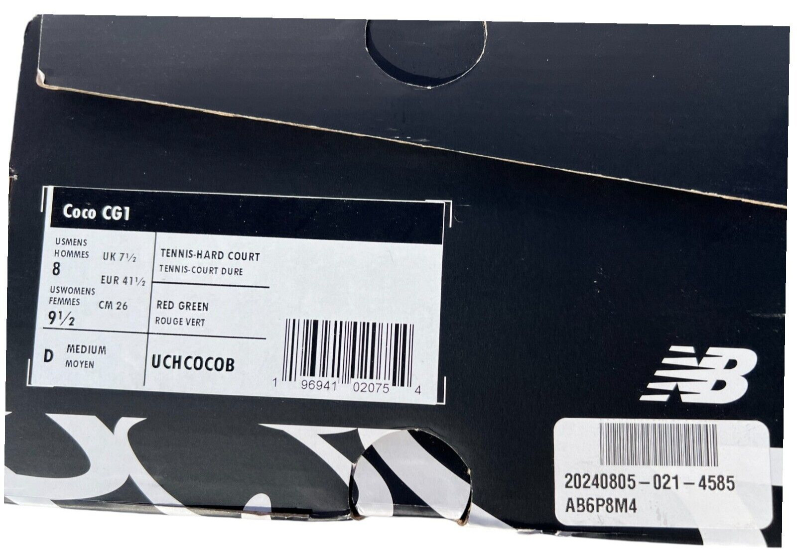 COCO GAUFF SIGNED AUTOGRAPHED NEW BALANCE CG1 2023 US OPEN TENNIS SHOES JSA