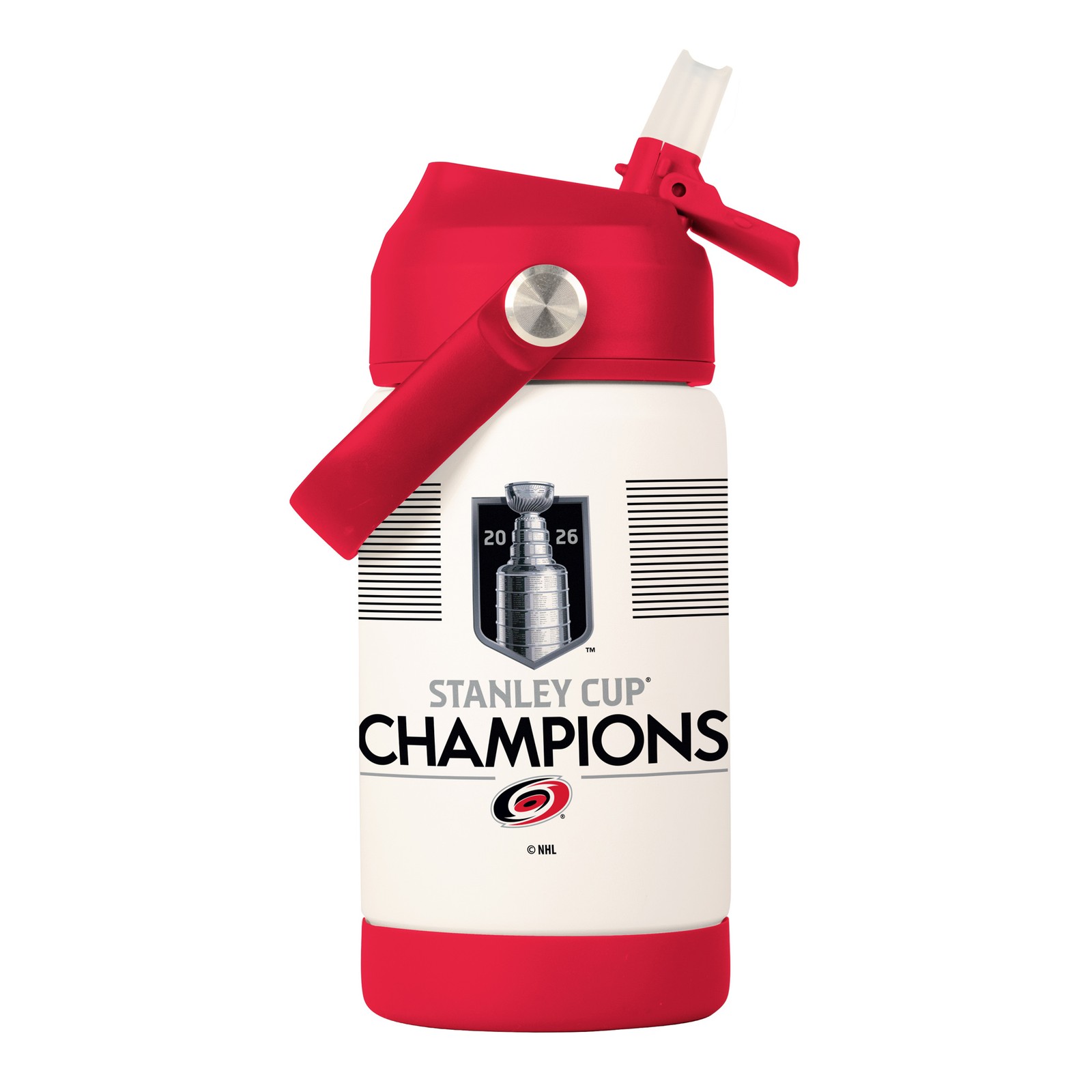 Logo Brands Carolina Hurricanes 2026 Stanley Cup Champions 12oz. Kids Bottle
