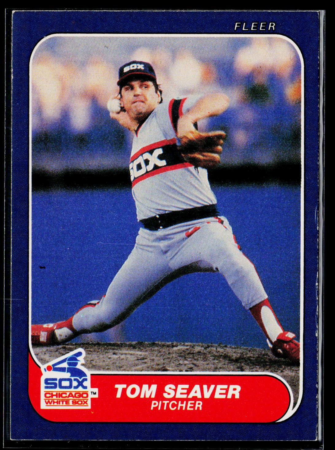 Tom Seaver – 1986 Fleer #216 – Chicago White Sox