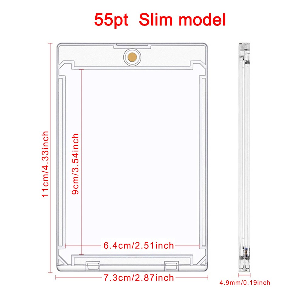 Magnetic Trading Cards Holders UV Protection for 55/75/100/130/180/260/360PT