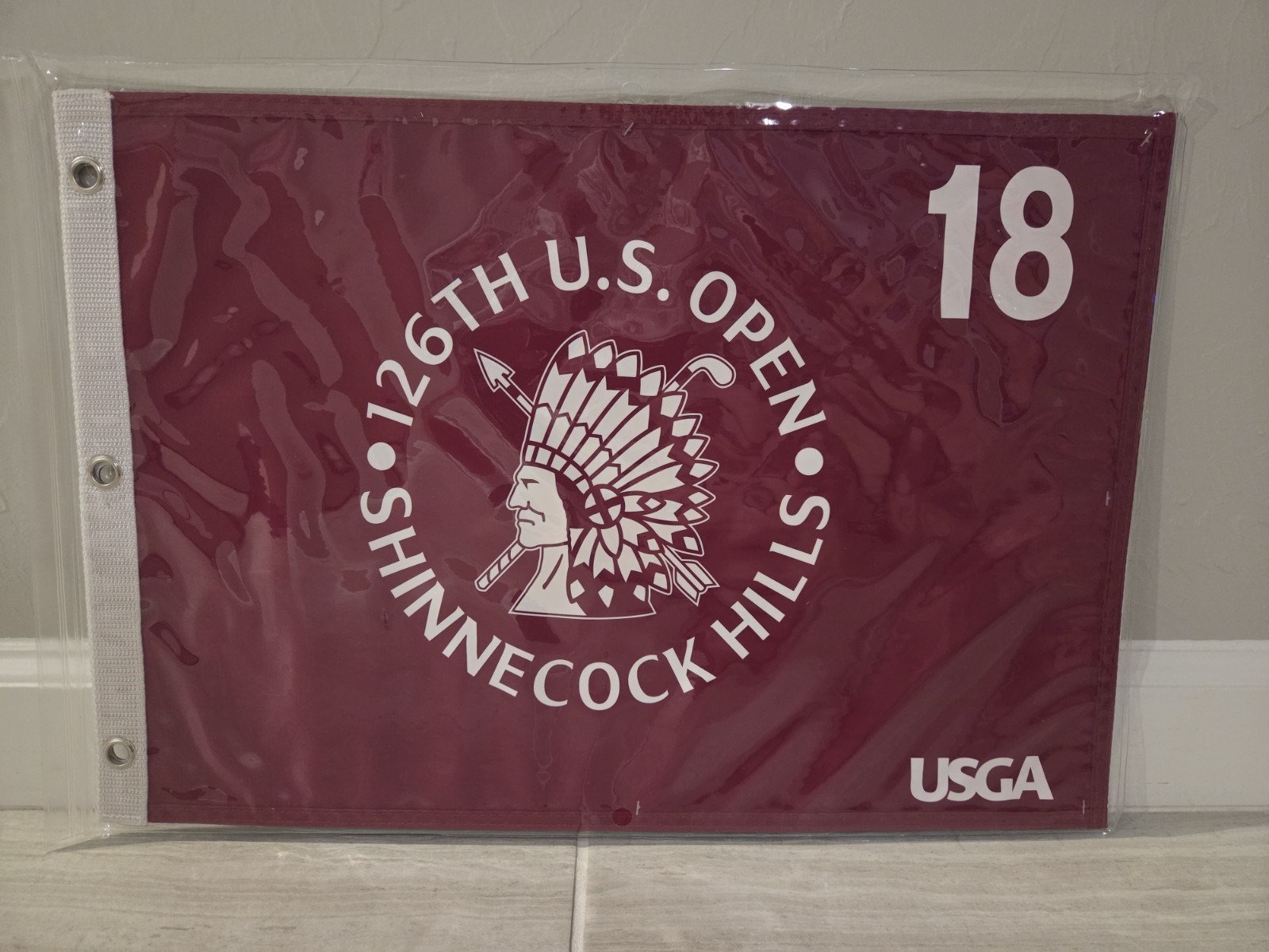 2026 US Open Golf Flag Shinnecock Hills Authentic With FREE BALL MARKER 1 INCH