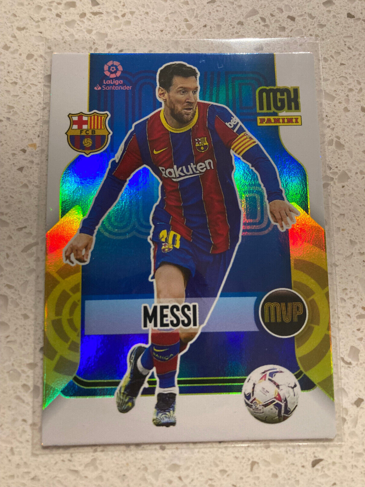 2021-22 Panini MegaCrack La Liga Lionel Messi Barcelona #375