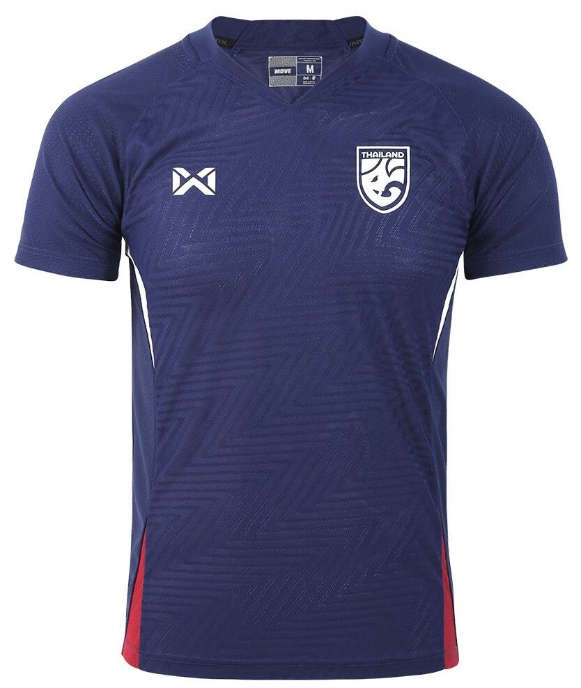 2024 Original Thailand National Football Soccer Team Jersey Shirt Blue Player