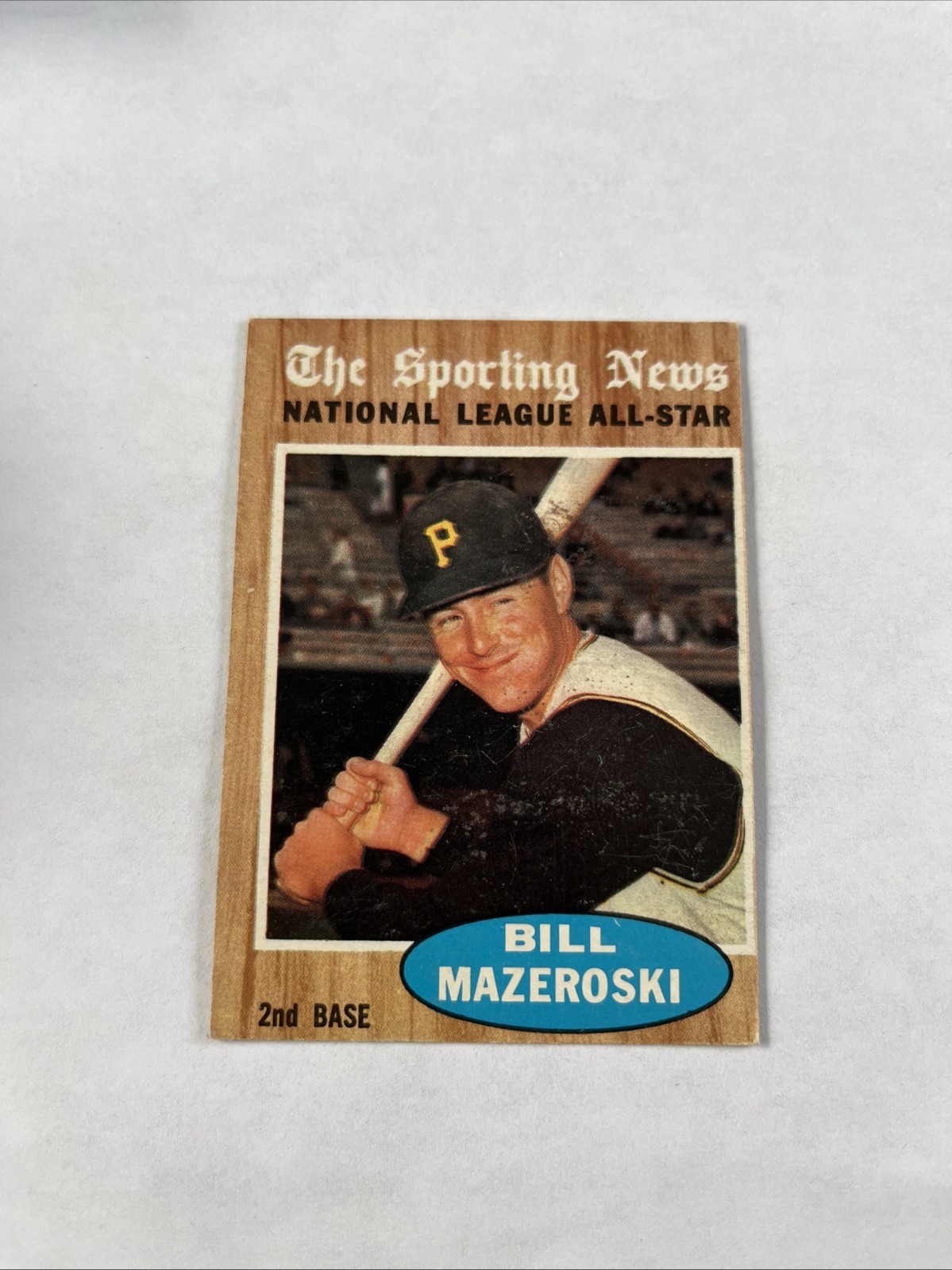 1962 Topps – All-Star Bill Mazeroski #391 All-Star