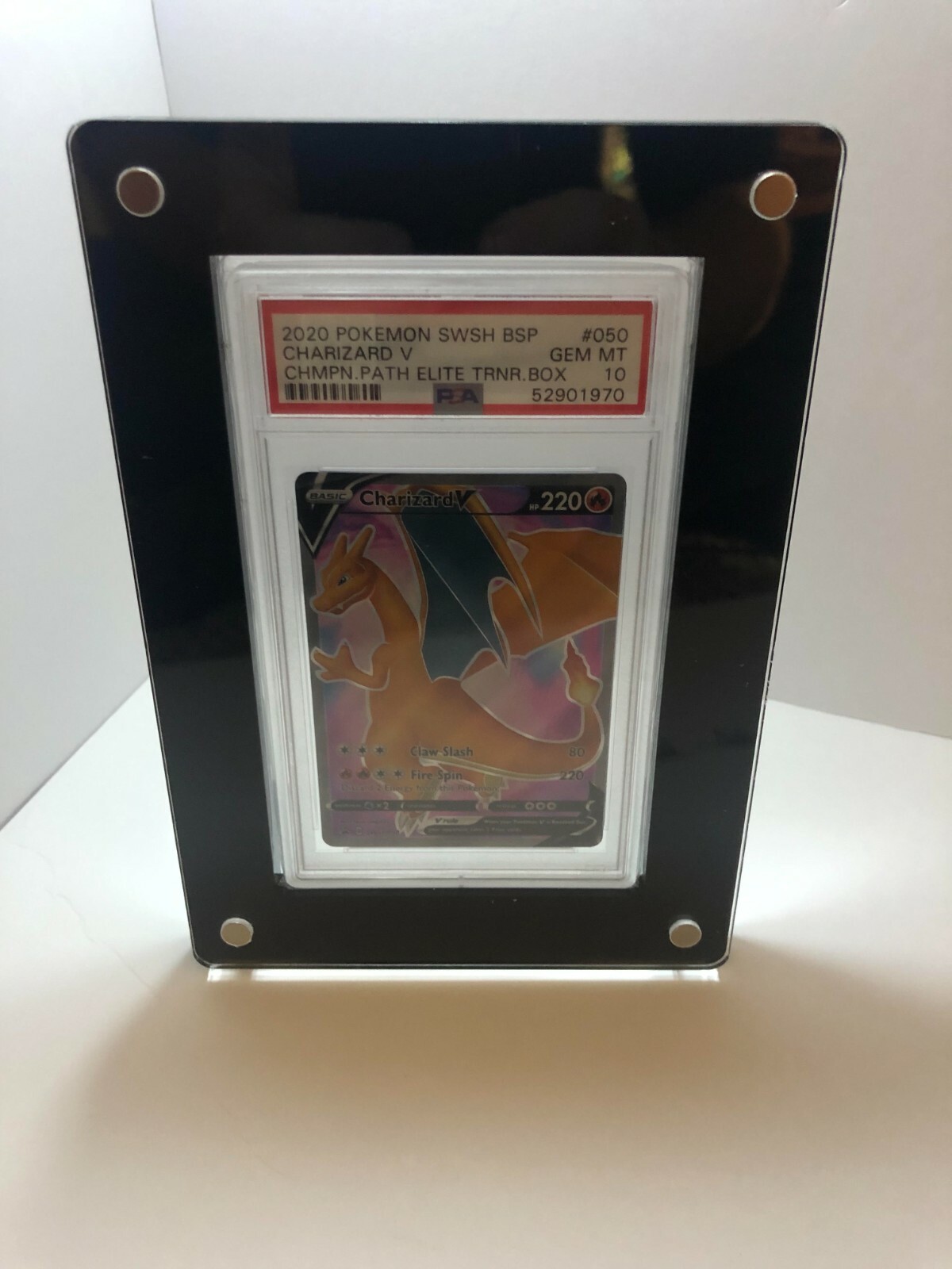 Gallery Display – PSA Graded Trading Card Stand – Acrylic Case – Pokémon