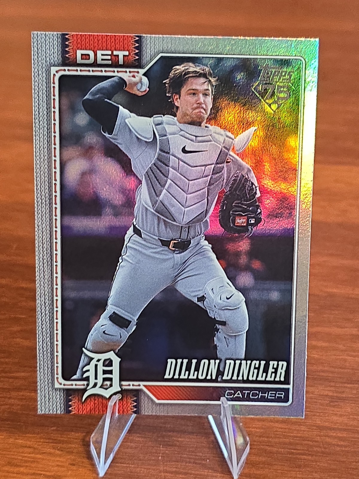2026 Topps Series 2 Dillon Dingler Rainbow Foil #351 Detroit Tigers