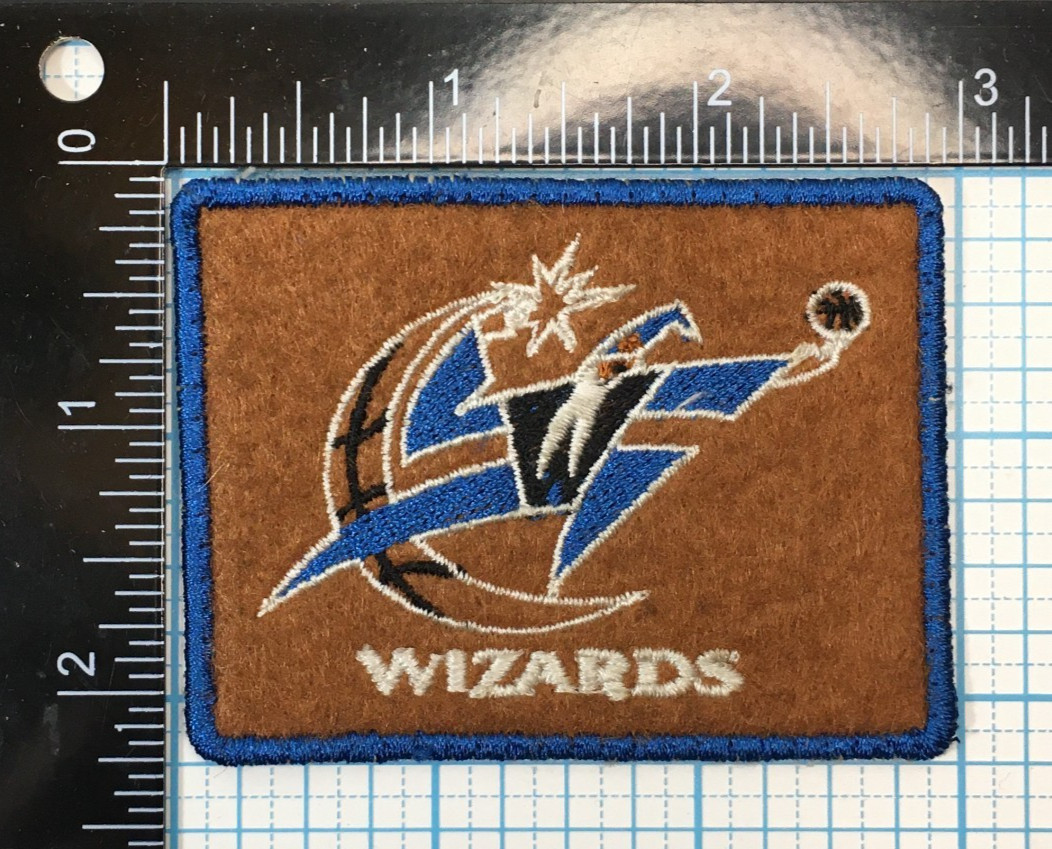 2003 WASHINGTON WIZARDS NBA BASKETBALL VINTAGE 3″ TEAM LOGO SEW ON PATCH