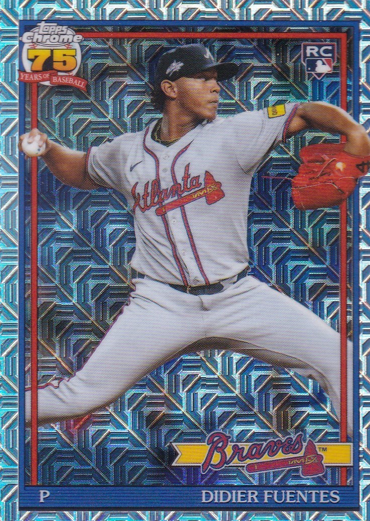 DIDIER FUENTES TOPPS 1991 SILVER PACK CHROME MOJO REFRACTOR RC BRAVES 85 2026 S1