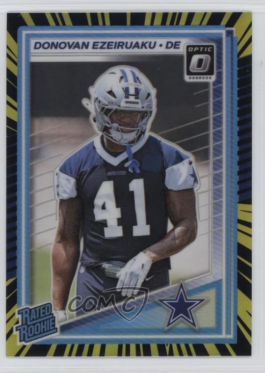 2025 Donruss Optic Electricity Prizm 48/75 Donovan Ezeiruaku #230 Rookie RC 10tb