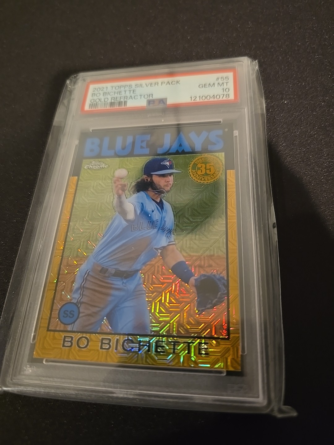 2021 Topps – Silver Pack 1986 Topps Chrome Baseball Bo Bichette 86BC-55 Gold /50