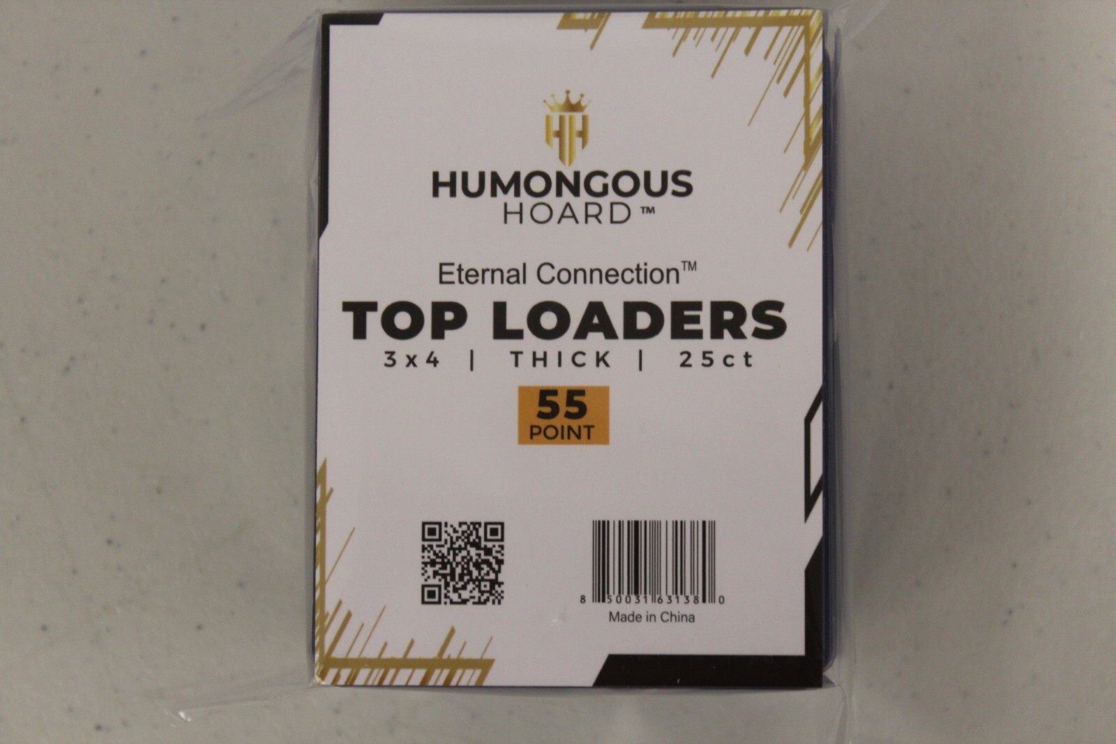 (200) Humongous Hoard 3″ x 4″ Premium Eternal Connection 55Pt Thick Top Loaders