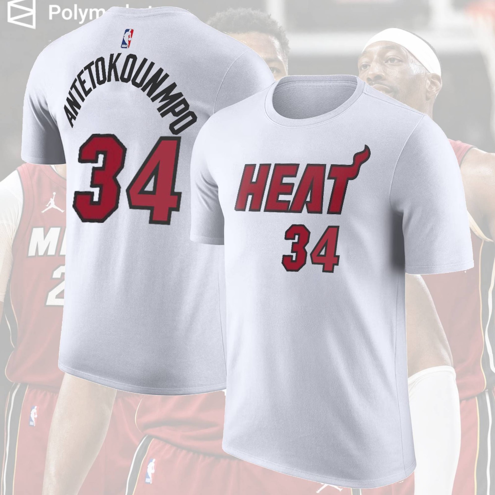 HOT!! Welcome Giannis Antetokounmpo #34 to Miami Heat 2026 Player Name & Number