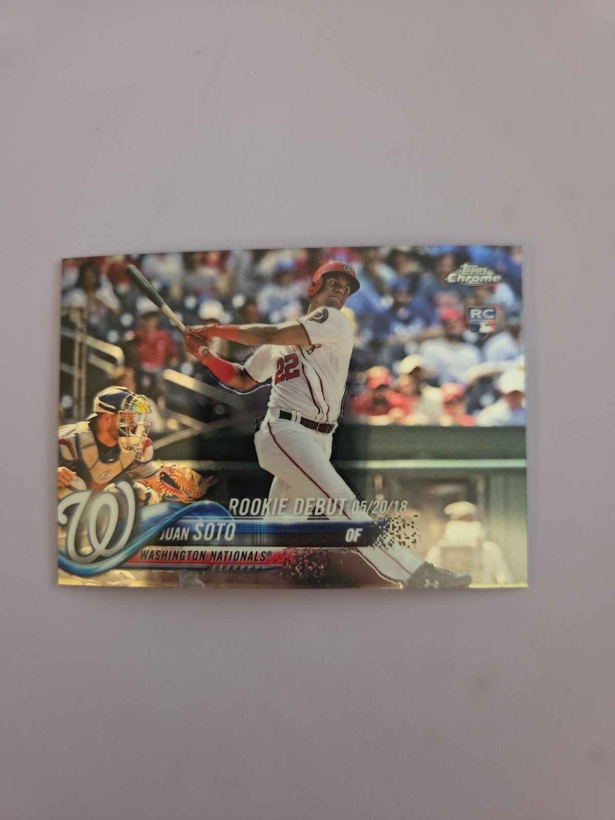 2018 Topps Chrome Update – Rookie Debut Juan Soto #HMT98 (RC)