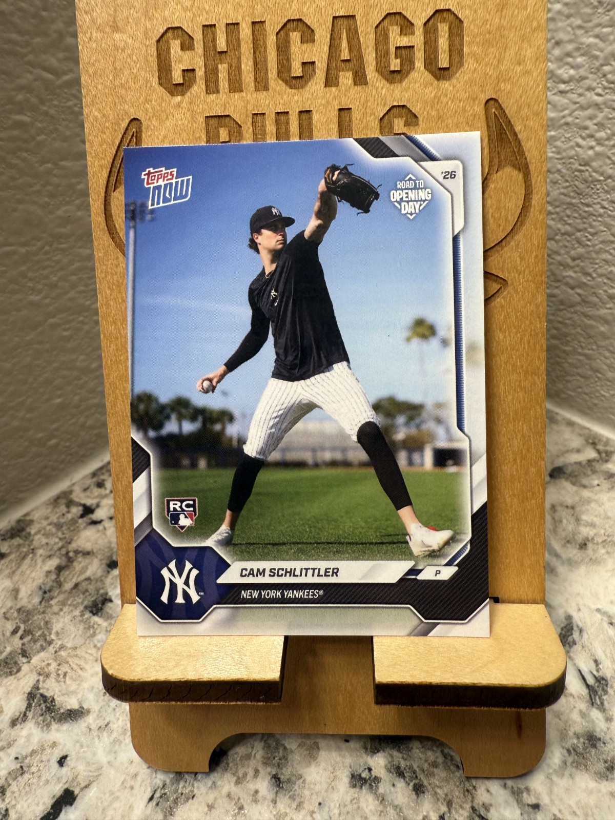 2026 Topps Now Road to Opening Day – Cam Schlittler #OD-30 (RC)