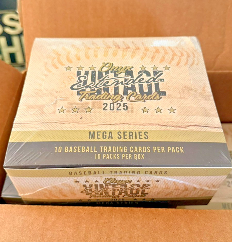 2025 Onyx Vintage Extended Baseball Mega BOX | 10 AUTO+4 Parallels Guaranteed