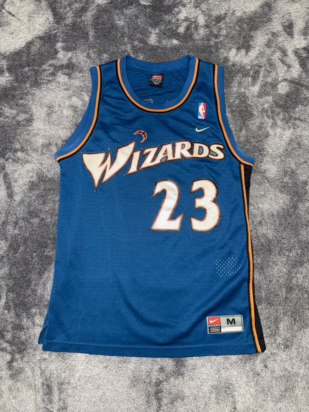 Nike Michael Jordan #23 Washington Wizards NBA Swingman Jersey Blue Size M