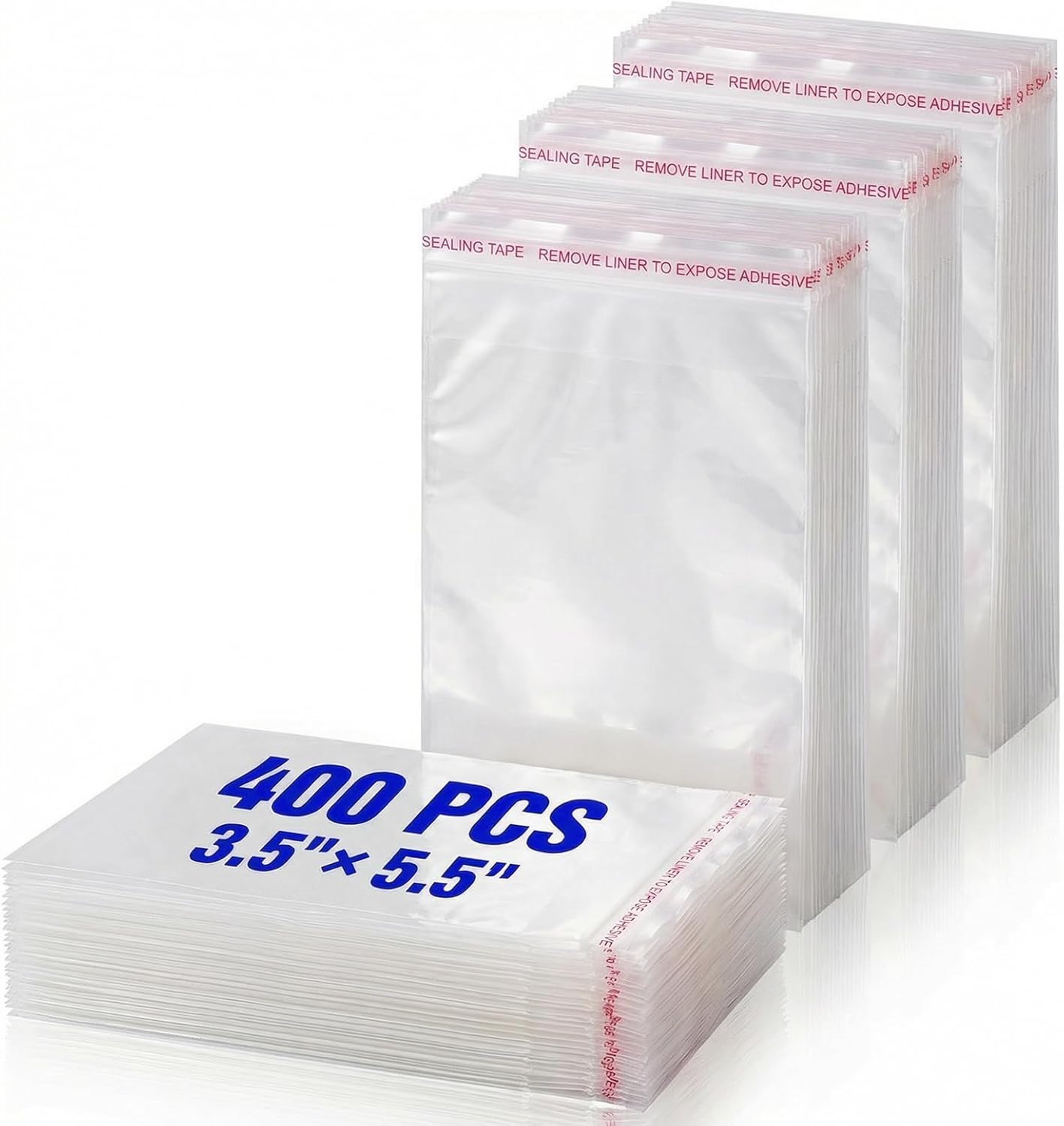 400 Pcs Graded Card Sleeves Resealable Bags for Trading Cards Slab Baseball Spor