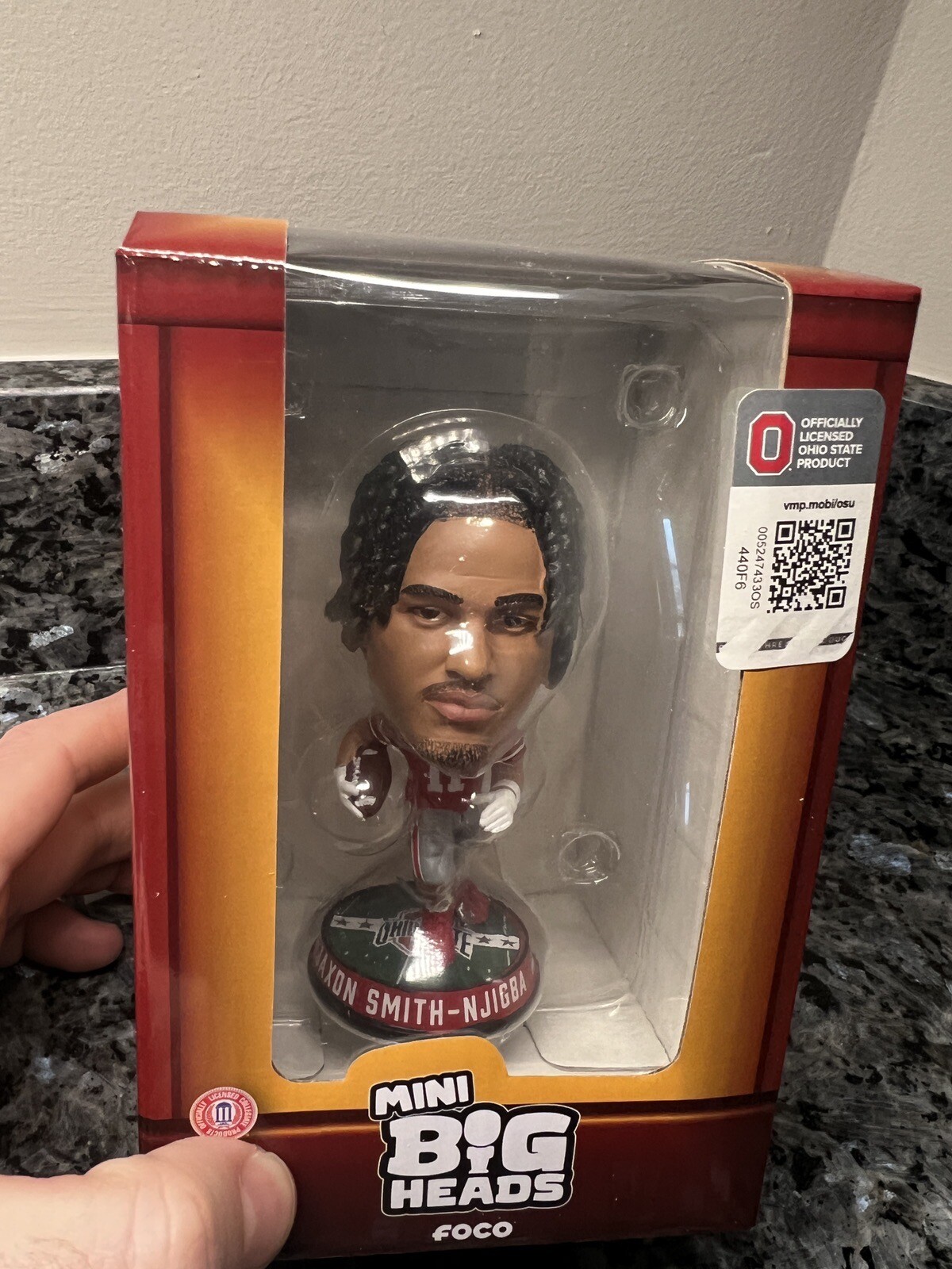 RARE /#144 Jaxon Smith-Njigba Ohio State Bobblehead FOCO Seattle Seahawks Bobble